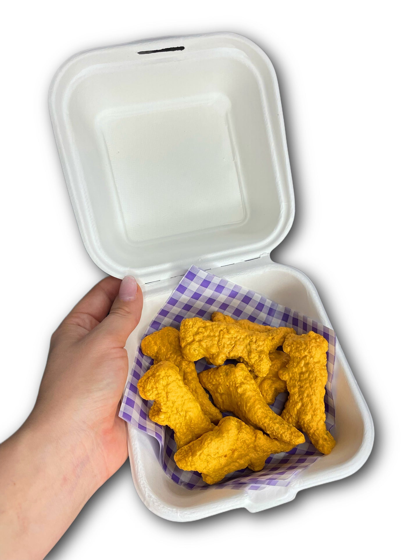 Dino Chicken Nugget Soaps