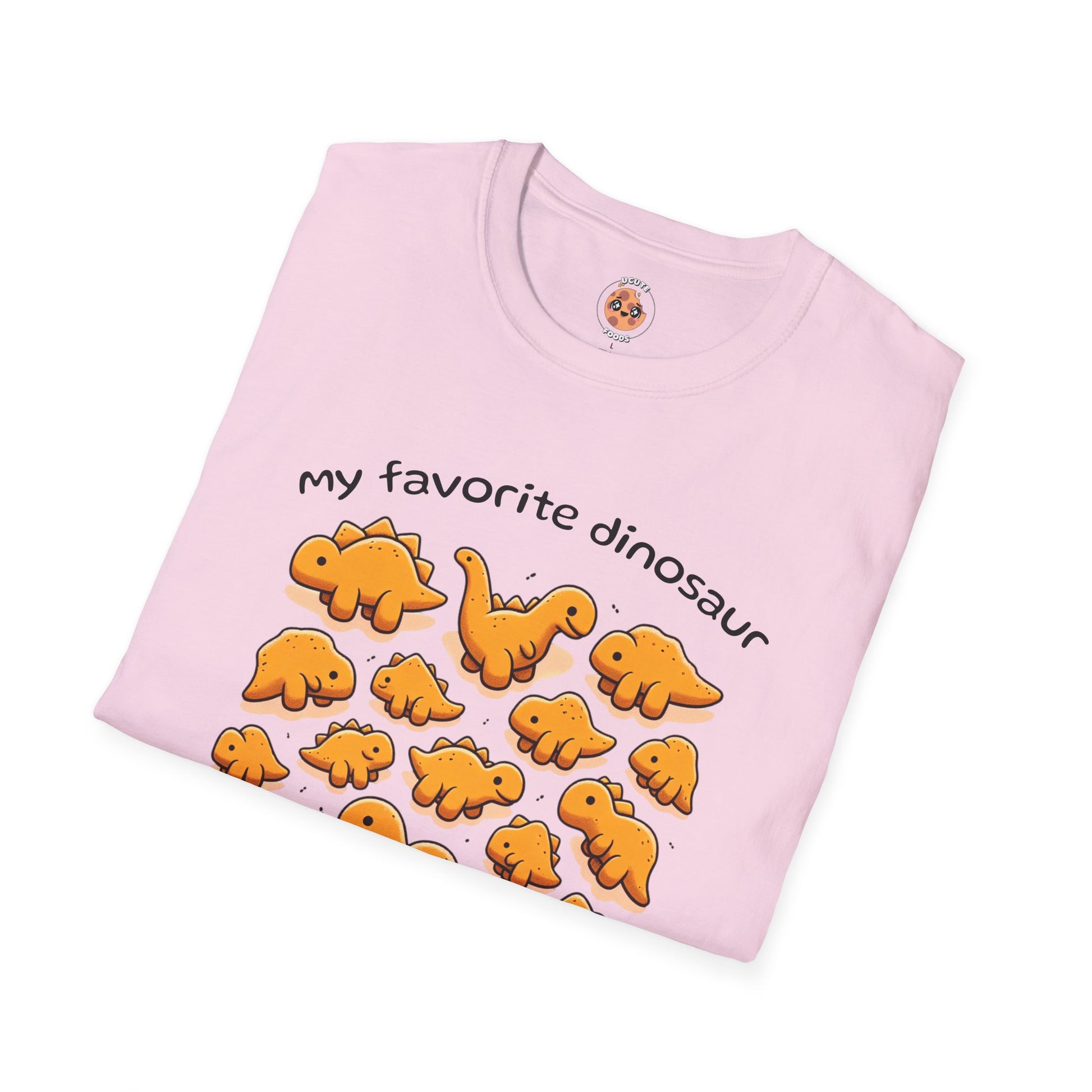 Ucute Foods Dino Nuggies Pink Shirt