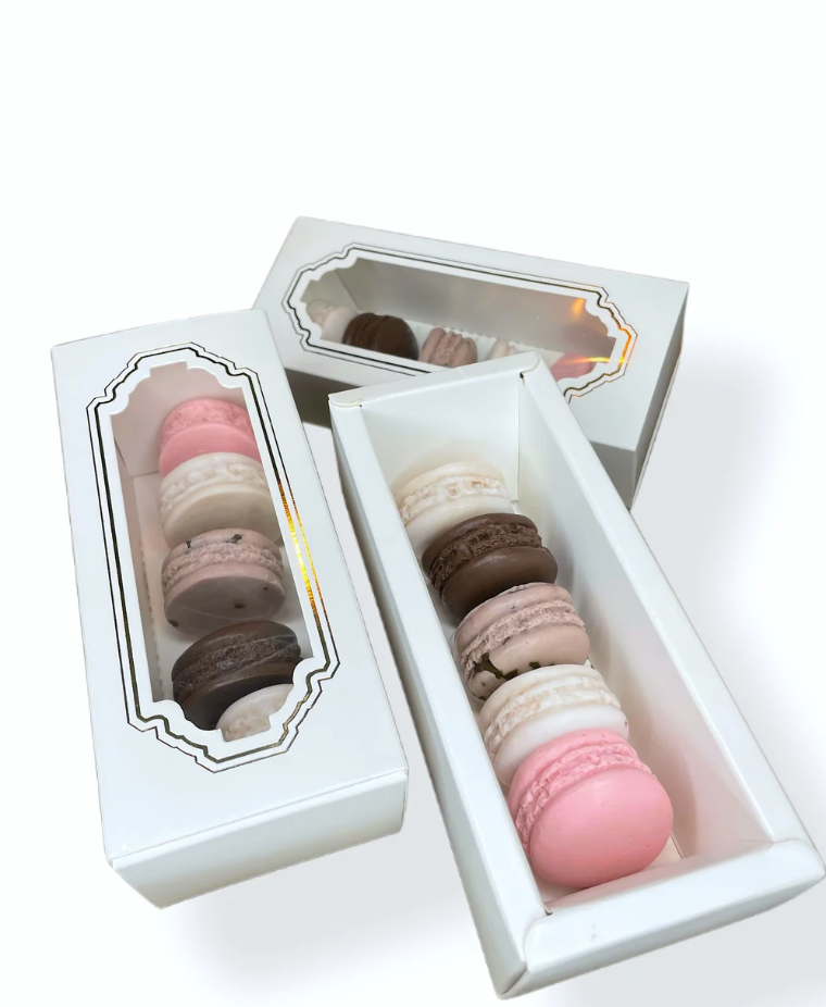 Assorted Dessert Scented Macaron Soap Box