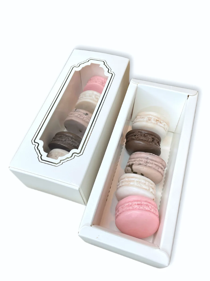 Assorted Dessert Scented Macaron Soap Box