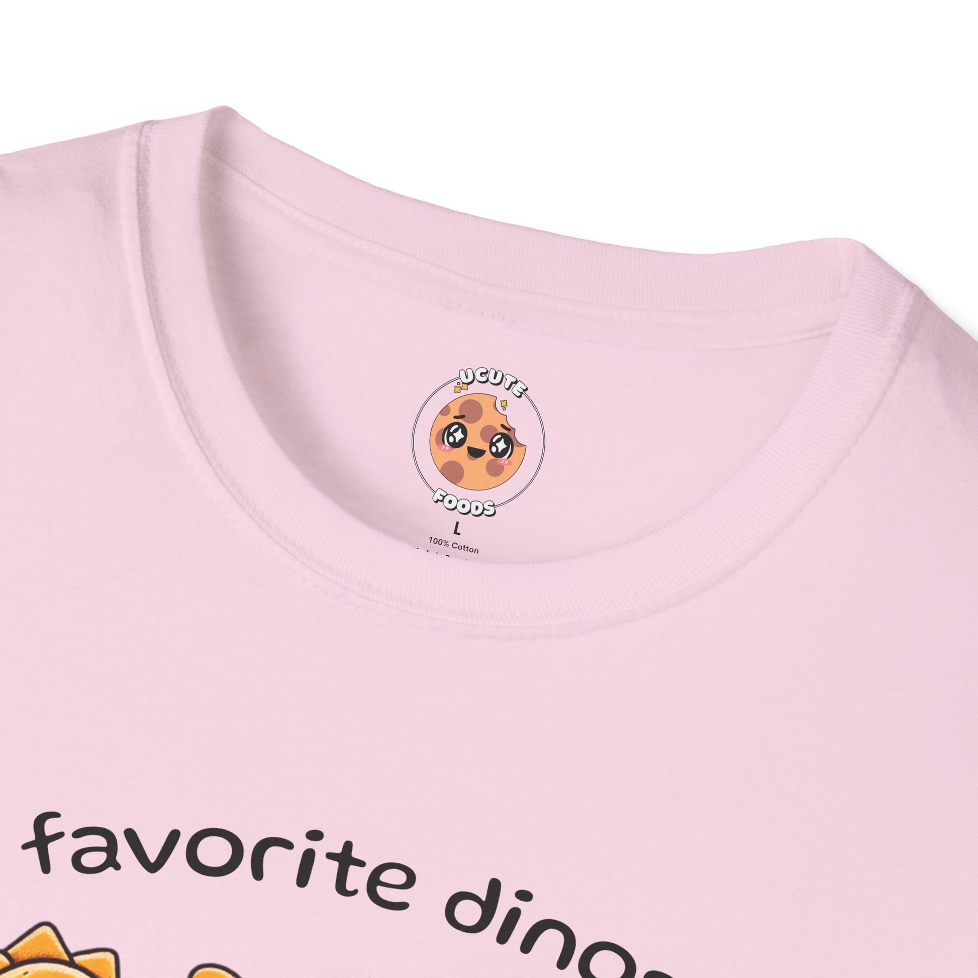 Ucute Dino Nuggets Pink Shirt