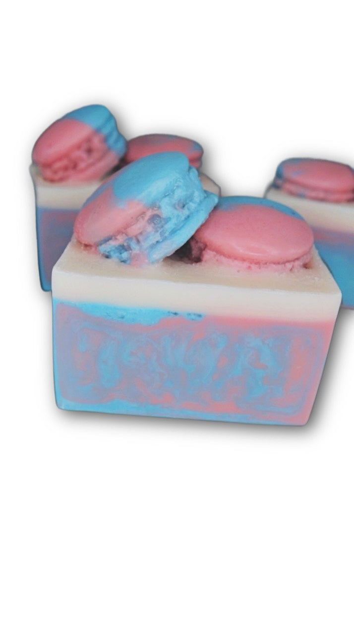 Cotton Candy Macaron Soap Bar