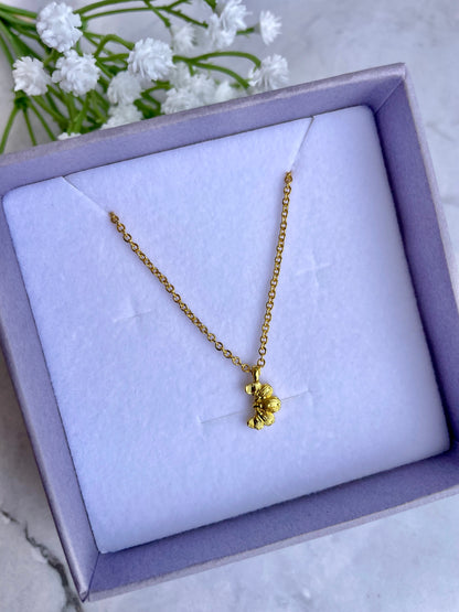 Golden Croissant Necklace