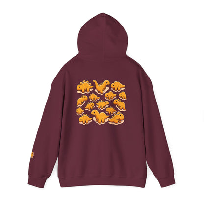 Dino Nugget Hoodie – Cute Dinosaur Nugget Graphic Sweatshirt