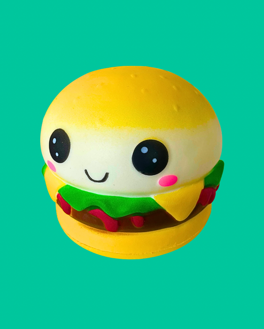 Hamburger Slow Rising Foam Squeeze Toy