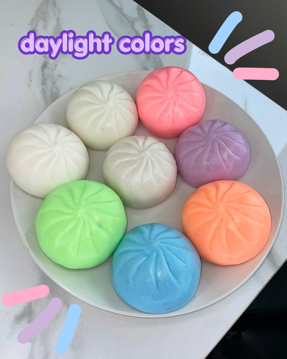 Mystery Glow-In-The-Dark Squishy Dumpling Soap & Soap Dish
