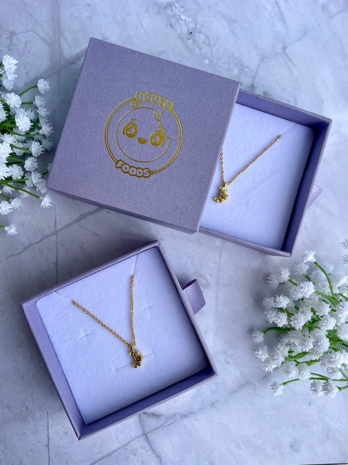 Golden Croissant Necklace