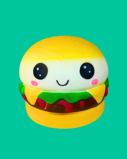 Hamburger Slow Rising Foam Squeeze Toy