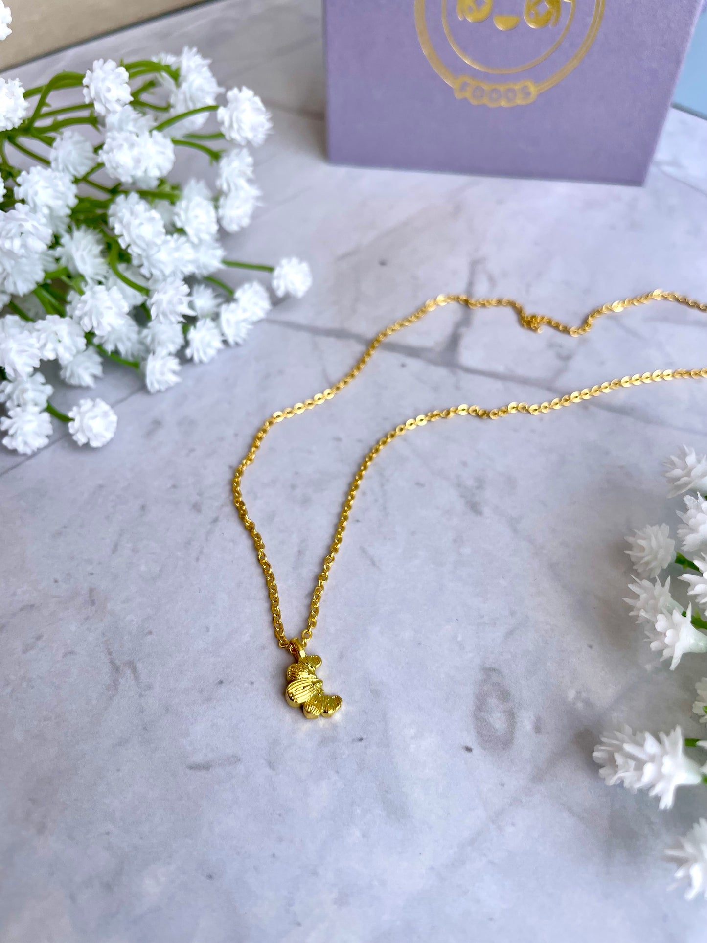 Golden Croissant Necklace
