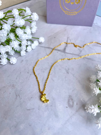 Golden Croissant Necklace