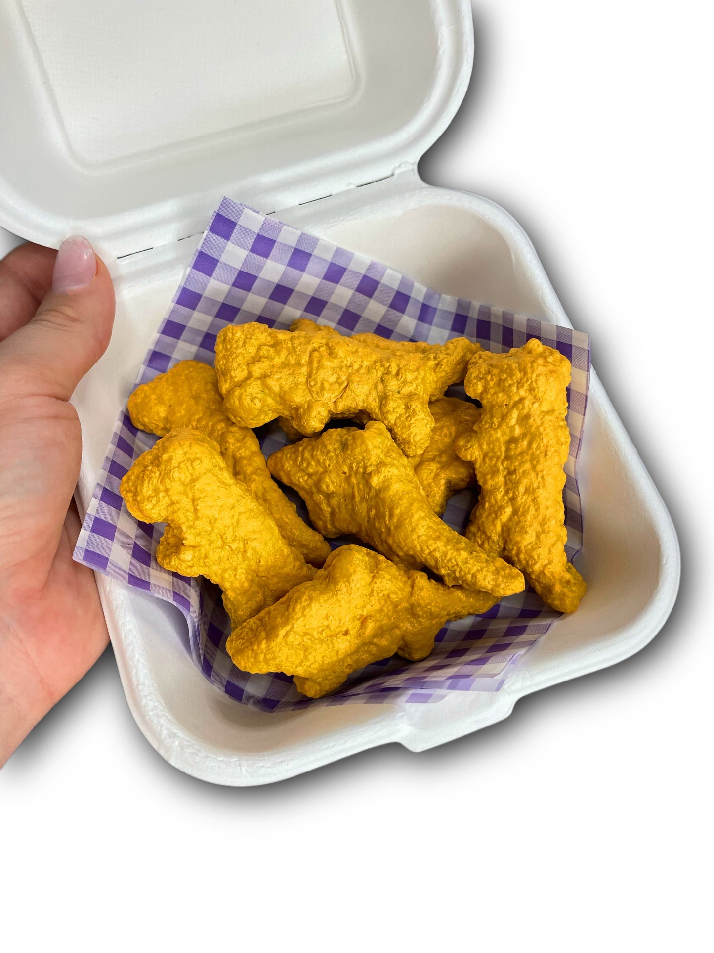 Dino Chicken Nugget Soaps