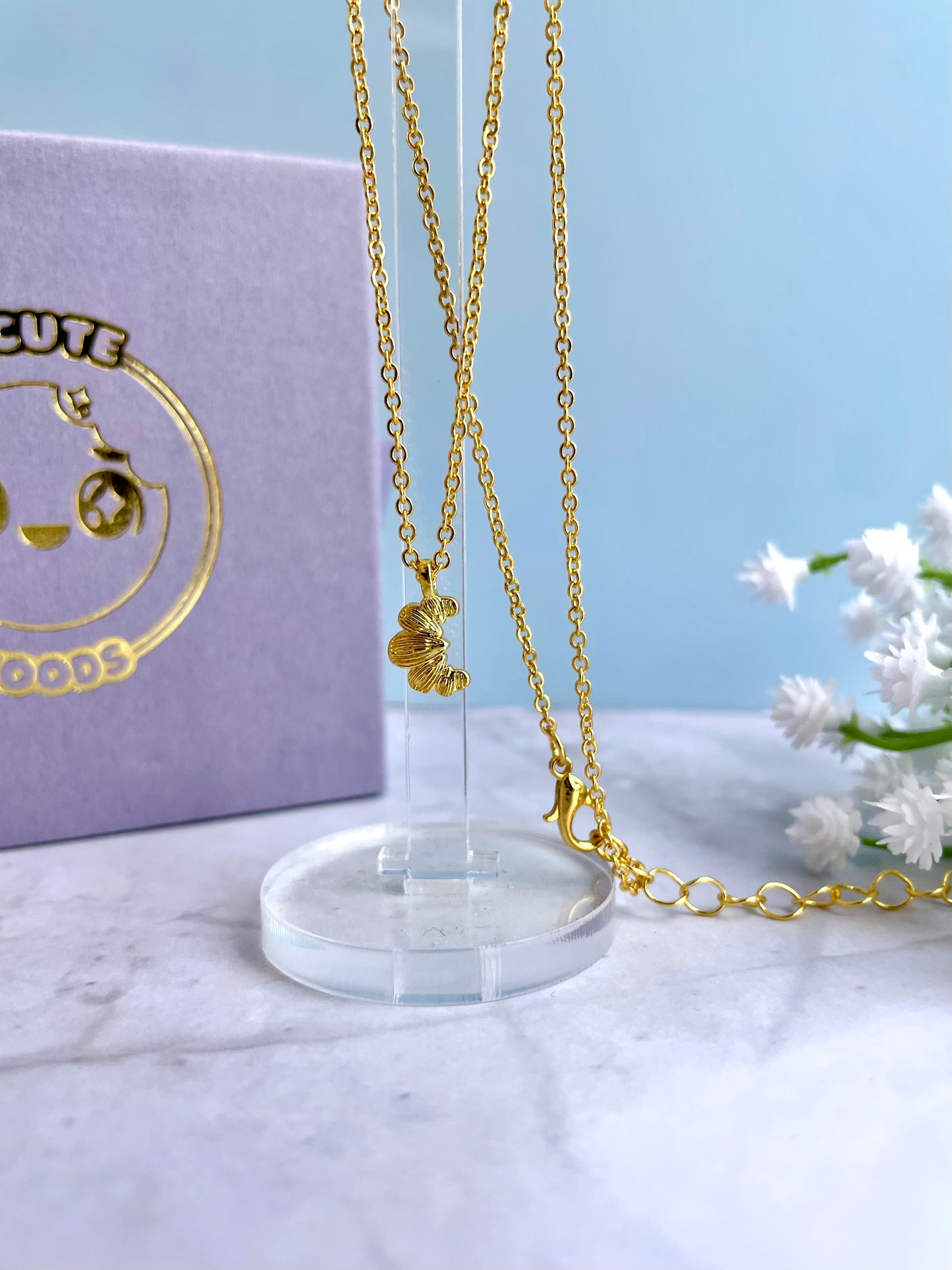 Golden Croissant Necklace