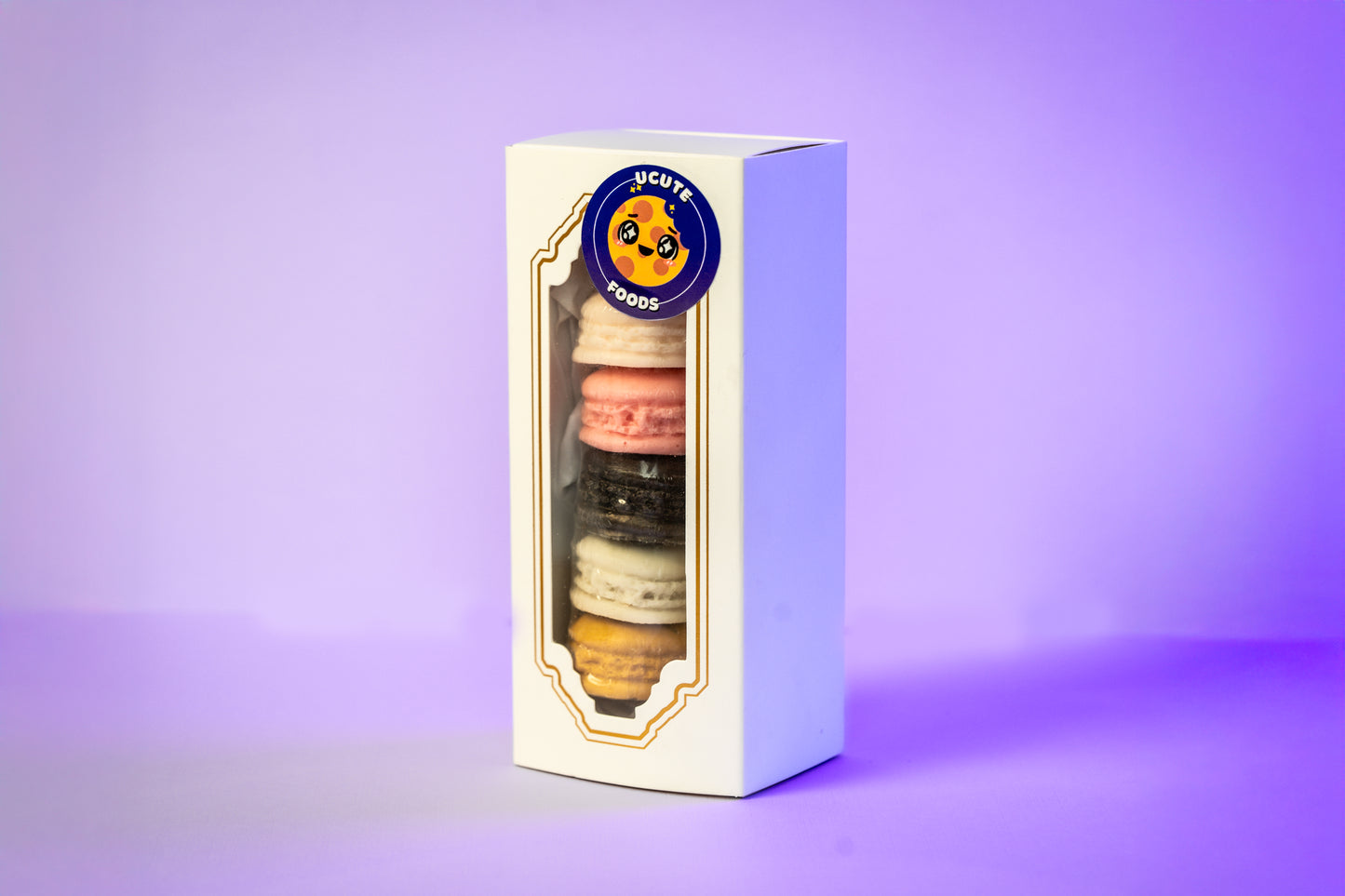 Assorted Dessert Scented Macaron Soap Box