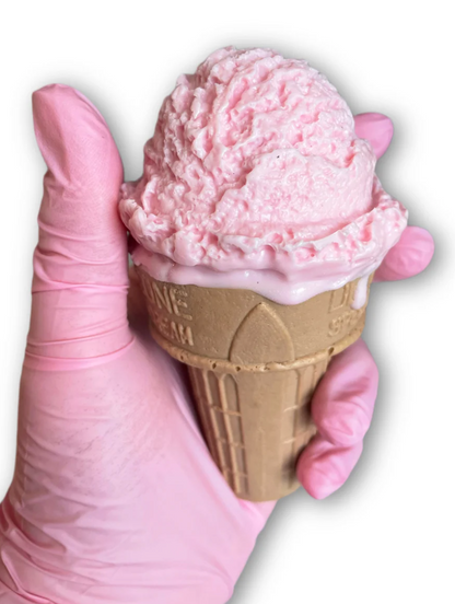 Strawberry Ice Cream Cone Soap Bar