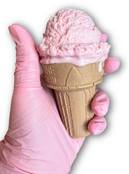 Strawberry Ice Cream Cone Soap Bar