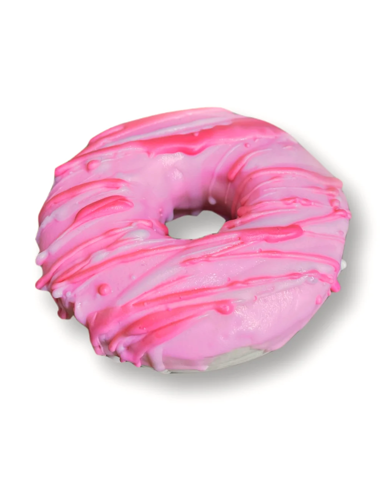 Pink Dip and Drizzle Donut Soap