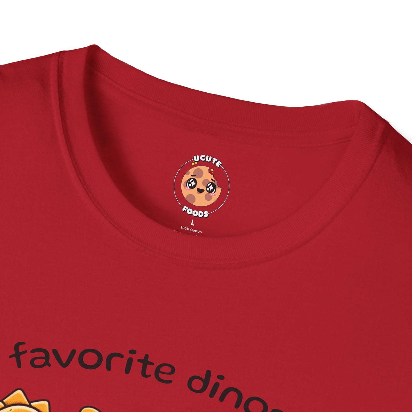 Ucute Logo Dino Nuggies Red Shirt