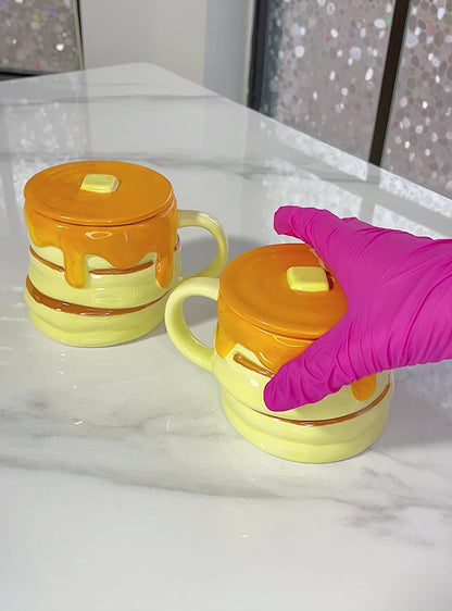 Stack of Pancakes Mug Candle