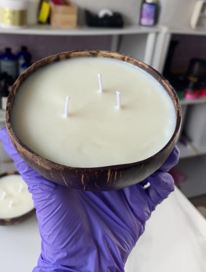 Coconut Shell Candle